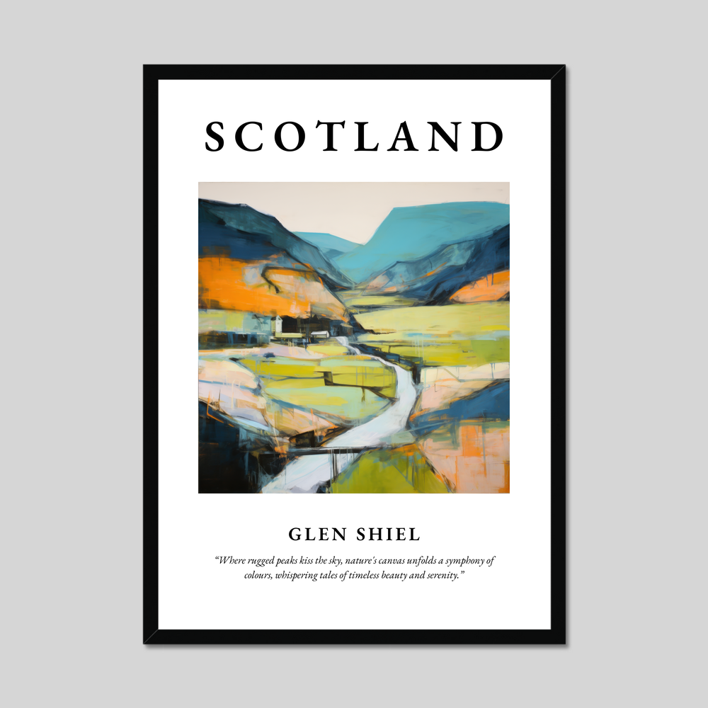 Poster of Glen Shiel, Scotland.