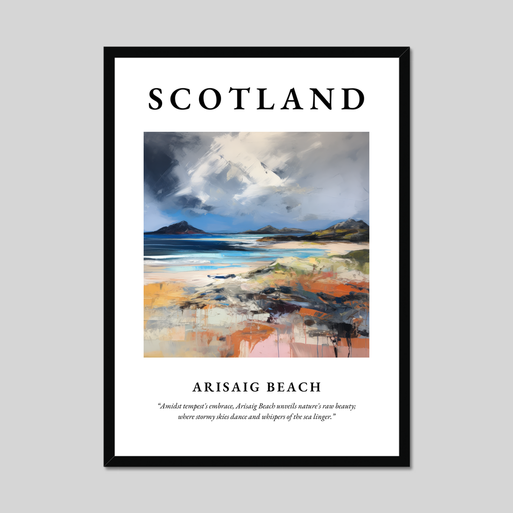 Poster of Arisaig Beach, Scotland.