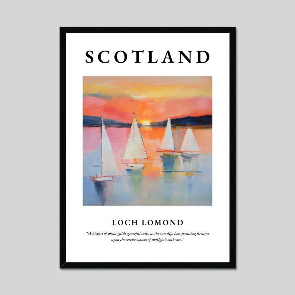 Poster of Loch Lomond, Scotland.