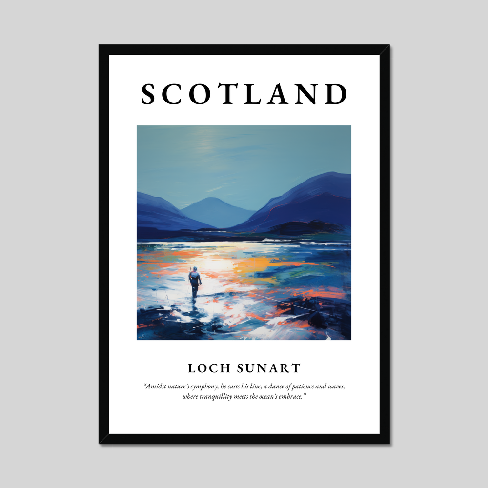 Poster of Loch Sunart, Scotland.