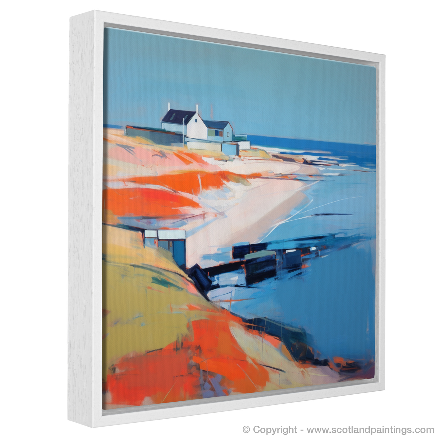 Cullen Coastline Essence: A Contemporary Scottish Village Tribute