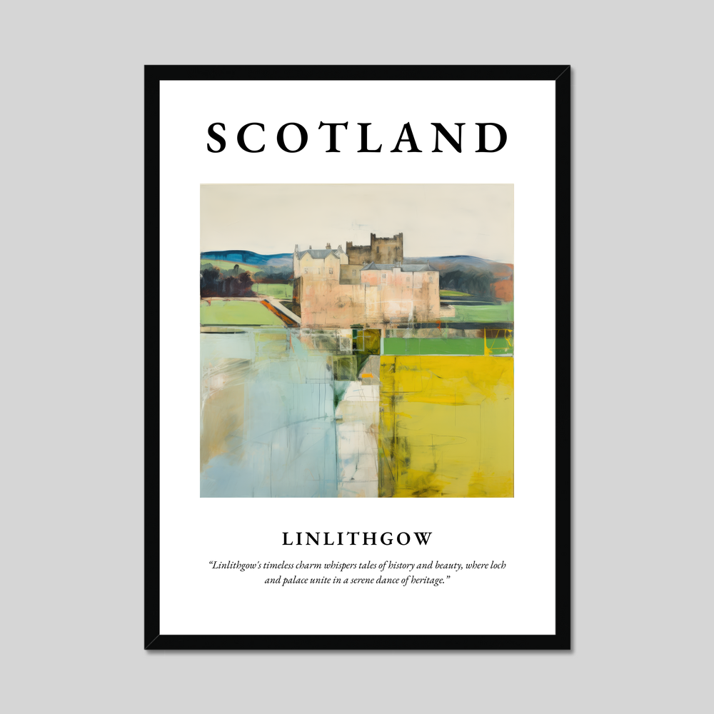 Poster of Linlithgow, Scotland.