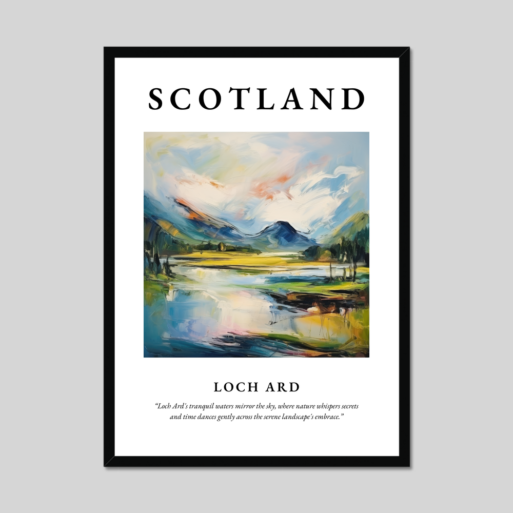 Poster of Loch Ard, Scotland.