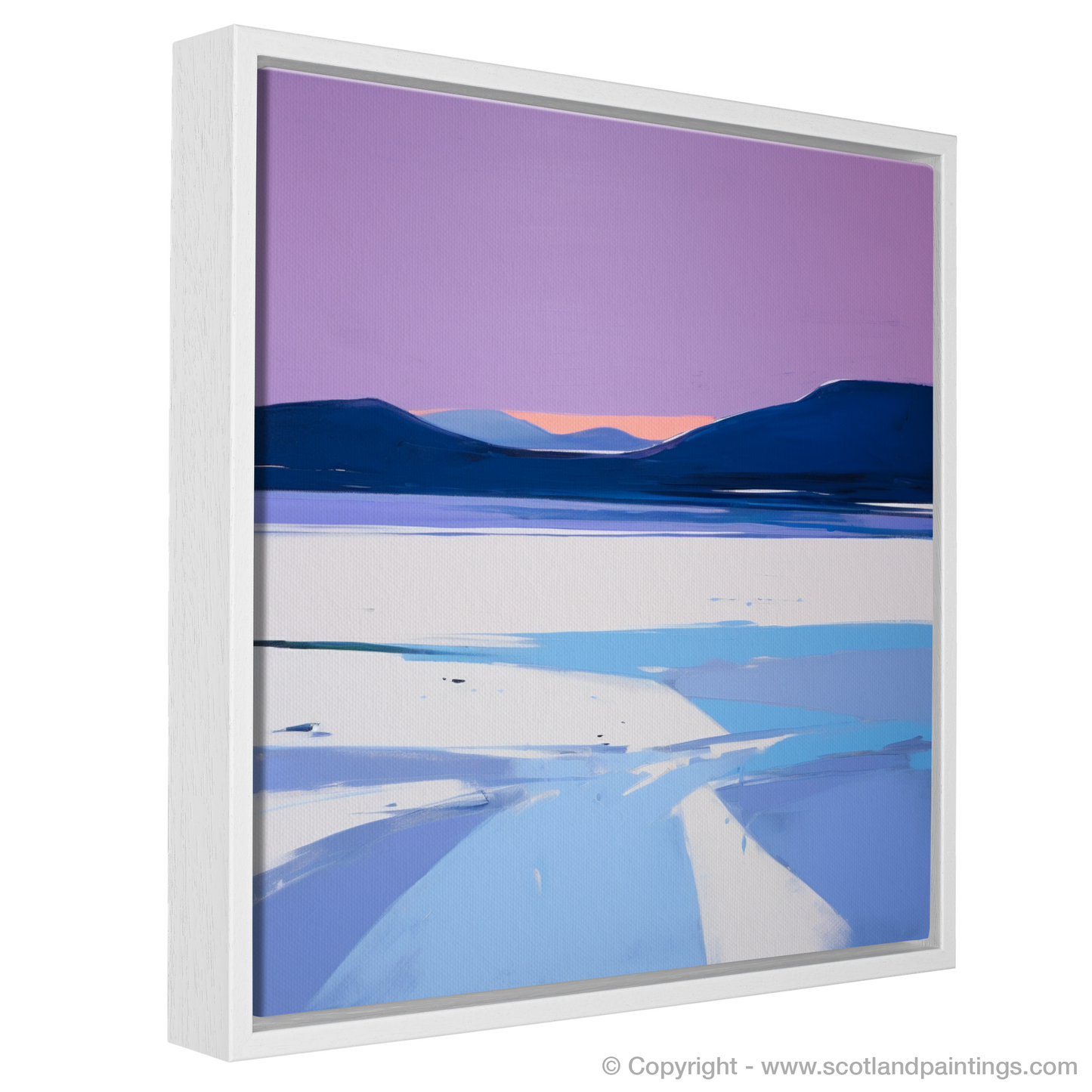 Dusk at Luskentyre: A Symphony in Blue and Mauve