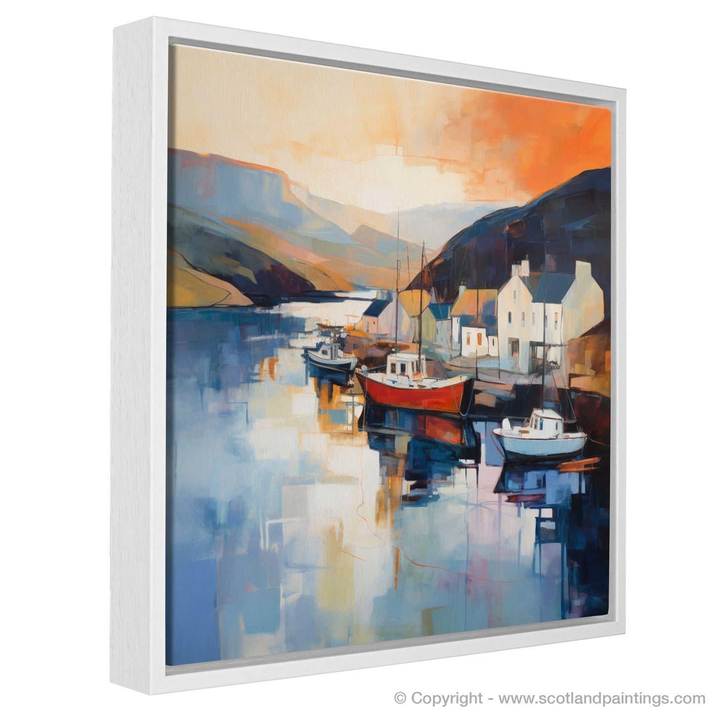 Golden Hour Glow at Portree Harbour