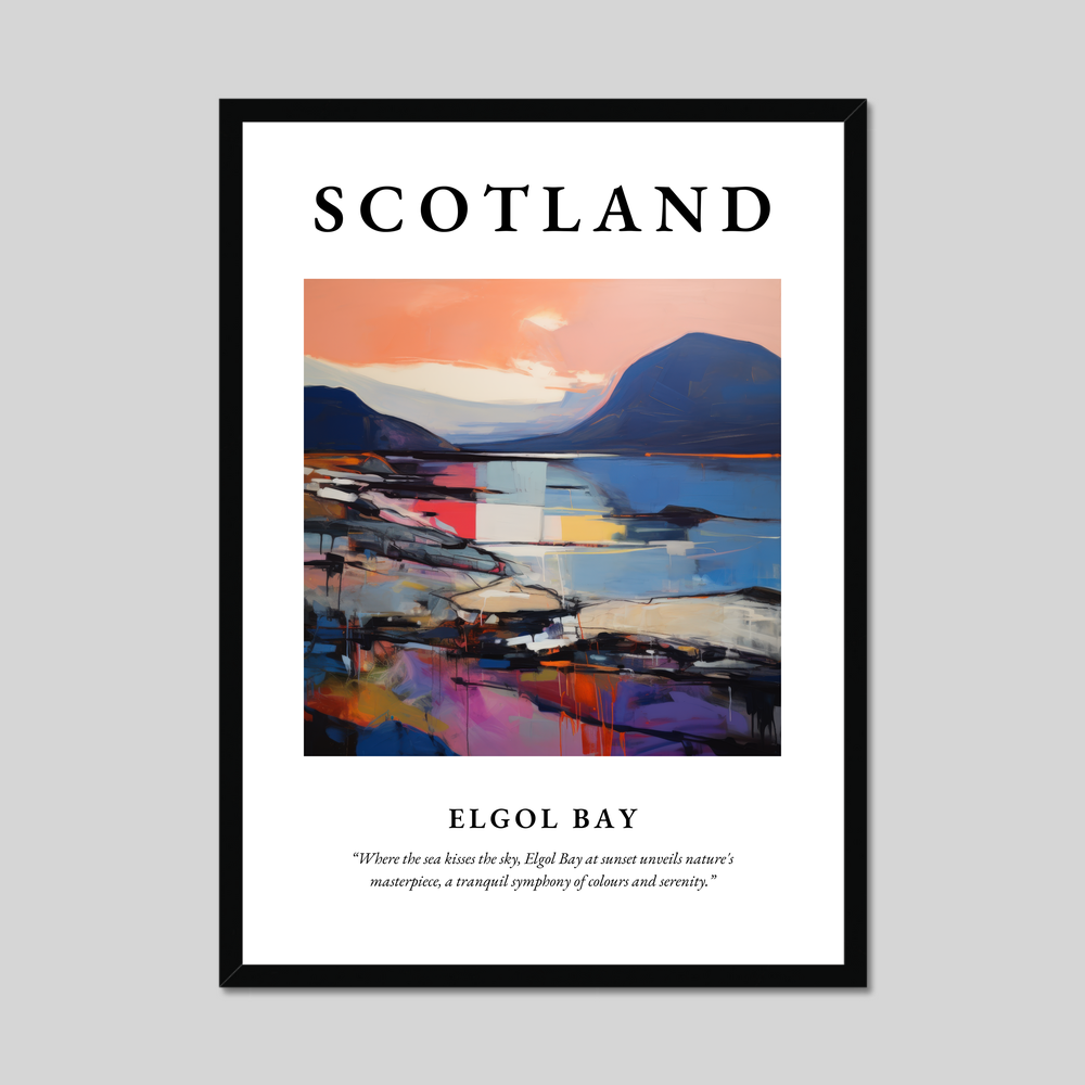 Poster of Elgol Bay, Scotland.