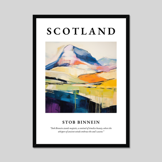 Poster of Stob Binnein, Scotland.