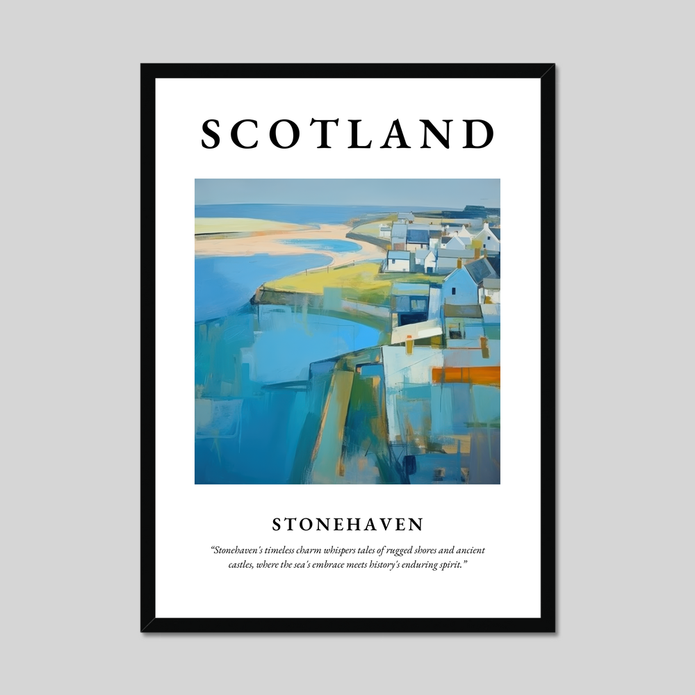 Poster of Stonehaven, Scotland.