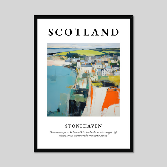 Poster of Stonehaven, Scotland.