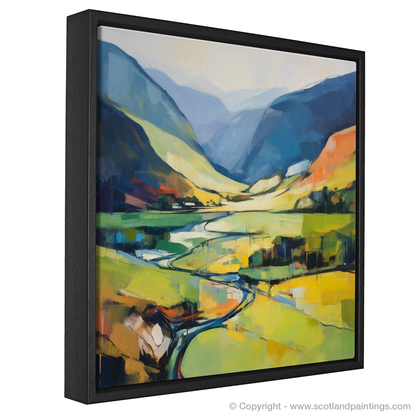 Summer Essence of Glen Nevis: An Abstract Impressionist Journey