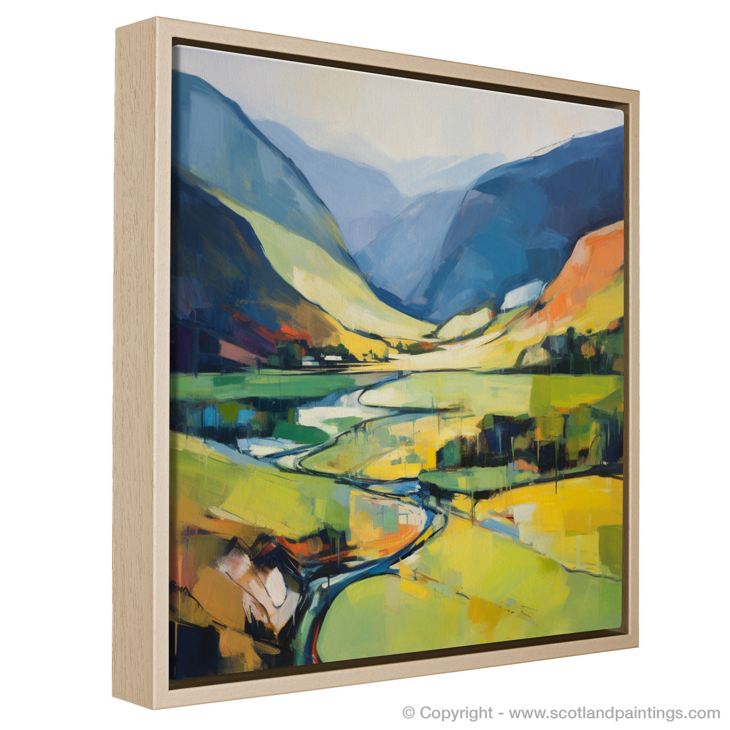 Summer Essence of Glen Nevis: An Abstract Impressionist Journey