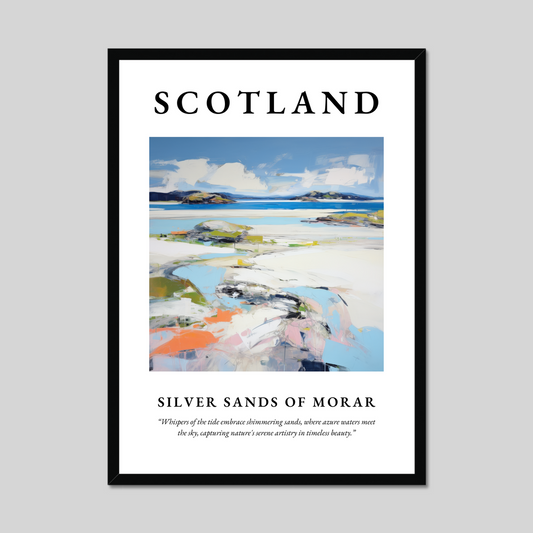 Poster of Silver Sands of Morar, Scotland.