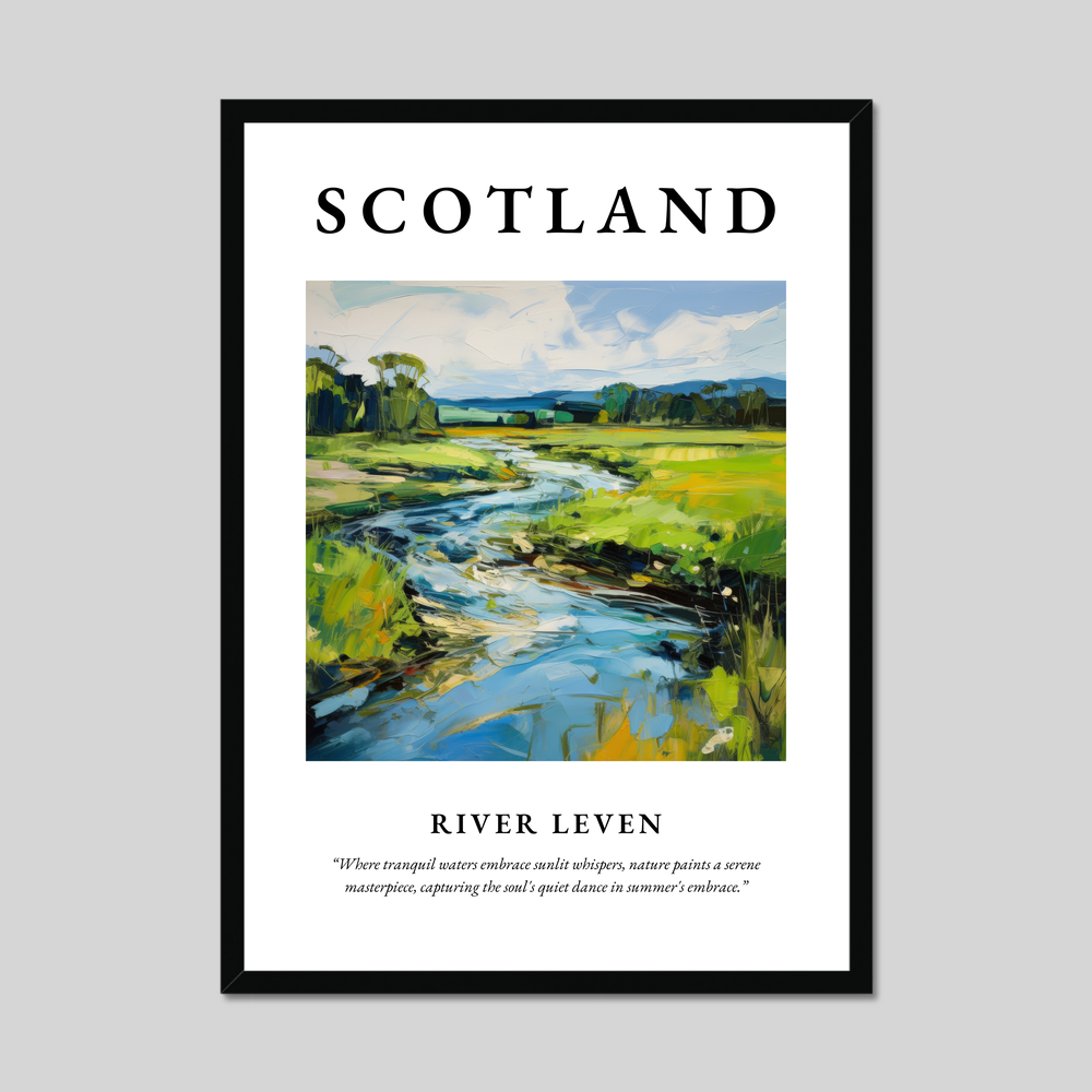 Poster of River Leven, Scotland.