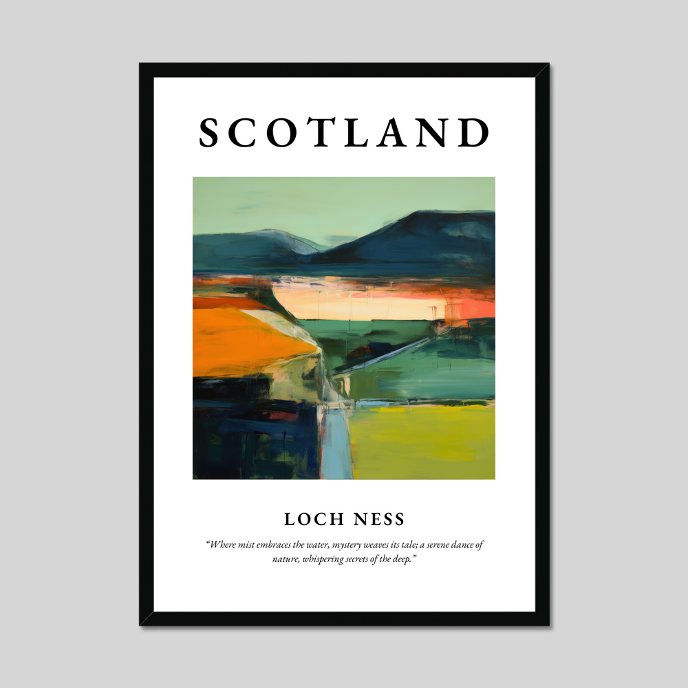 Poster of Loch Ness, Scotland.