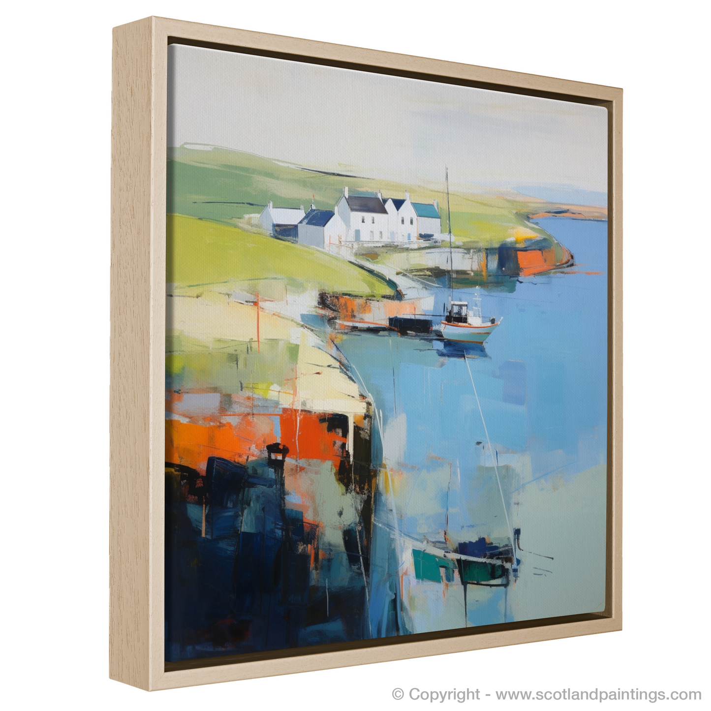 Cove Harbour Dreams: An Abstract Impressionist Journey