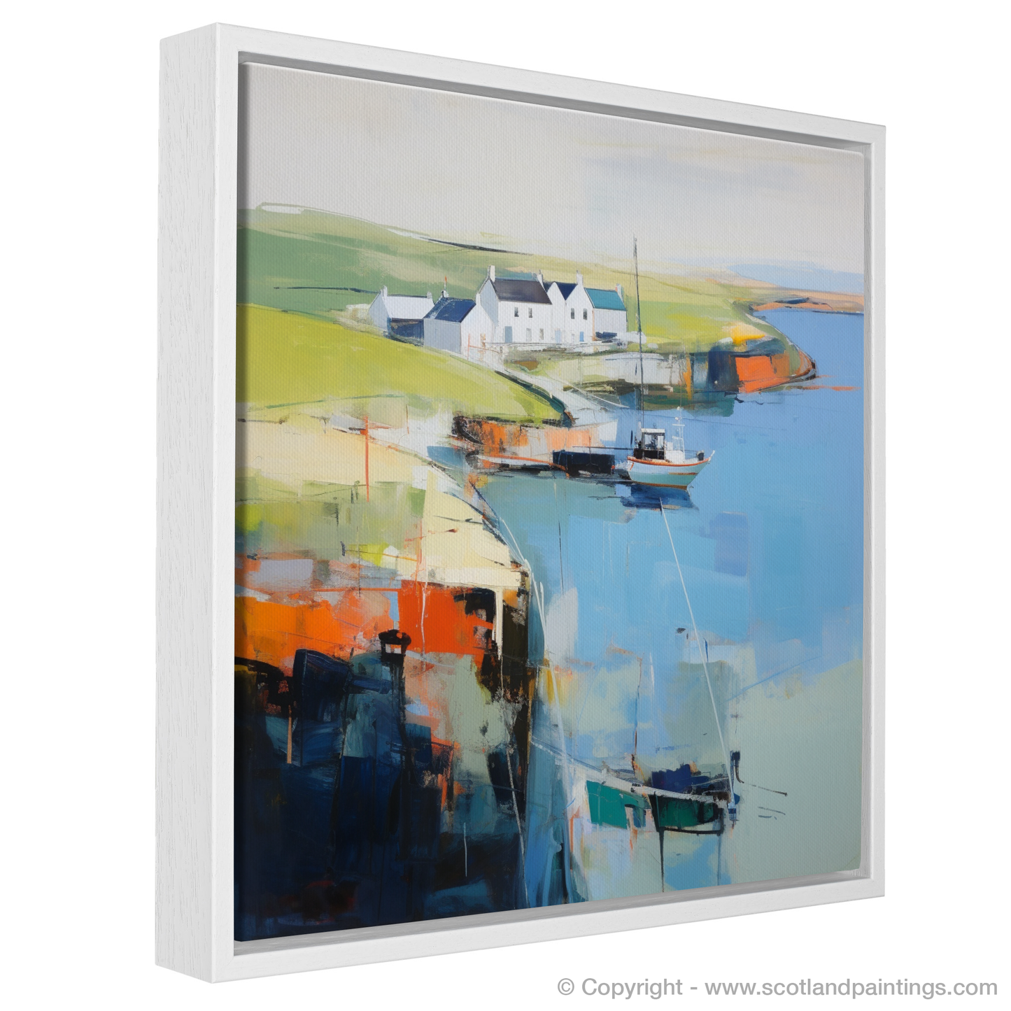 Cove Harbour Dreams: An Abstract Impressionist Journey