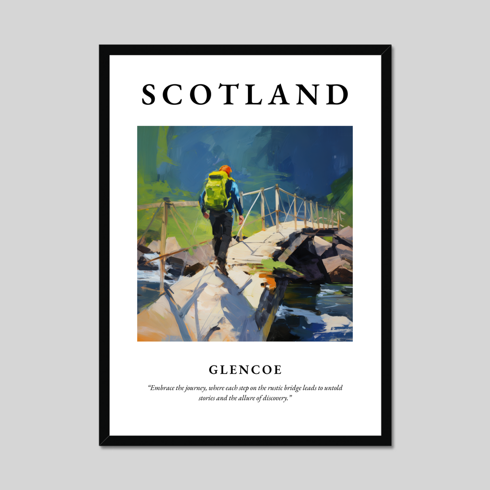 Poster of Glencoe, Scotland.