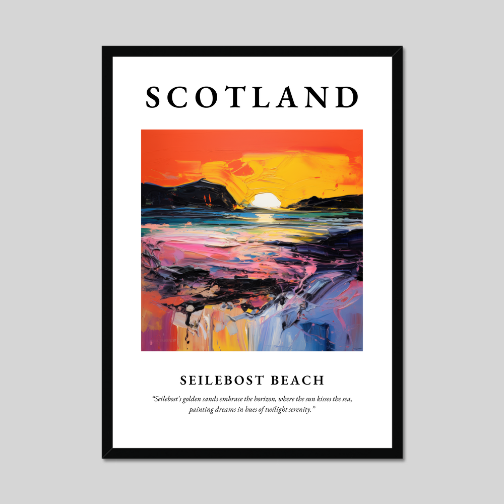 Poster of Seilebost Beach, Scotland.