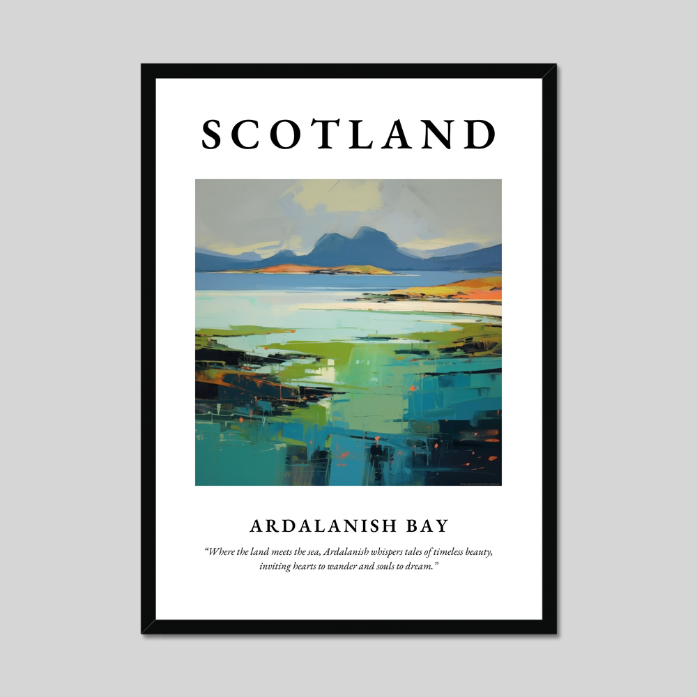 Poster of Ardalanish Bay, Scotland.