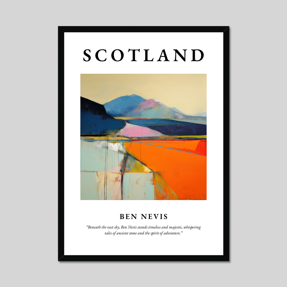 Poster of Ben Nevis, Scotland.