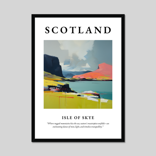 Poster of Isle of Skye, Scotland.