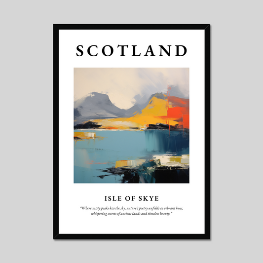 Poster of Isle of Skye, Scotland.