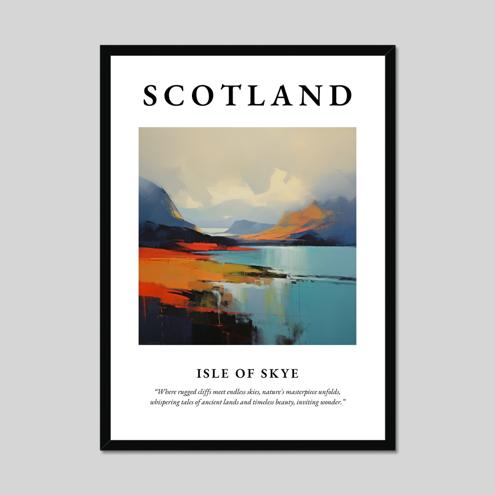 Poster of Isle of Skye, Scotland.