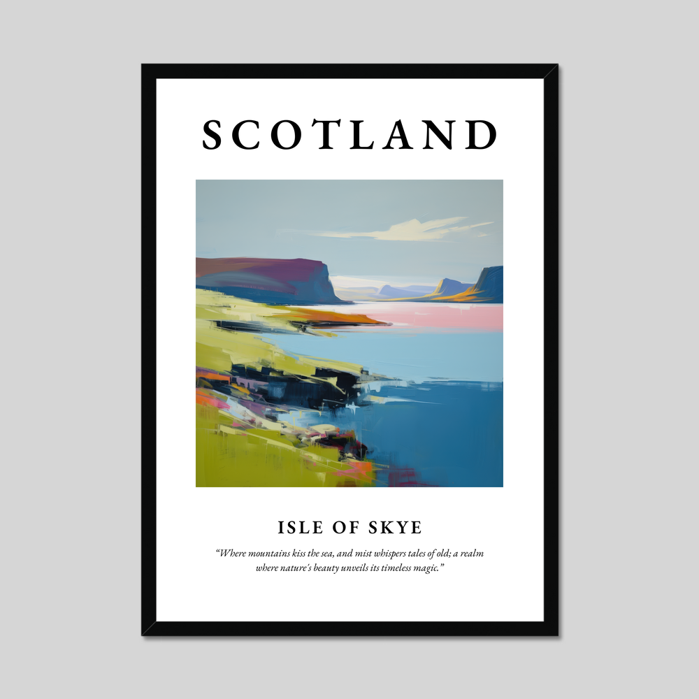 Poster of Isle of Skye, Scotland.