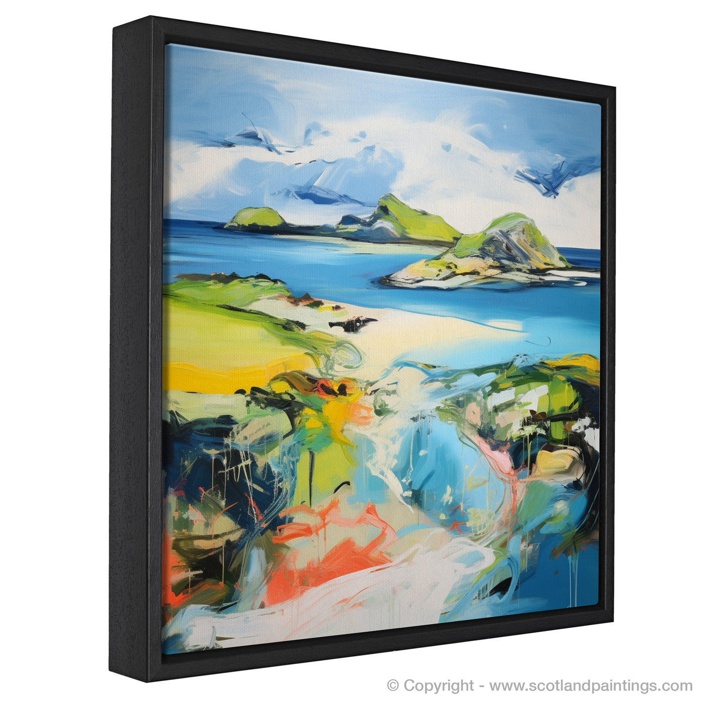 Kiloran Bay Unleashed: An Abstract Expressionist Journey