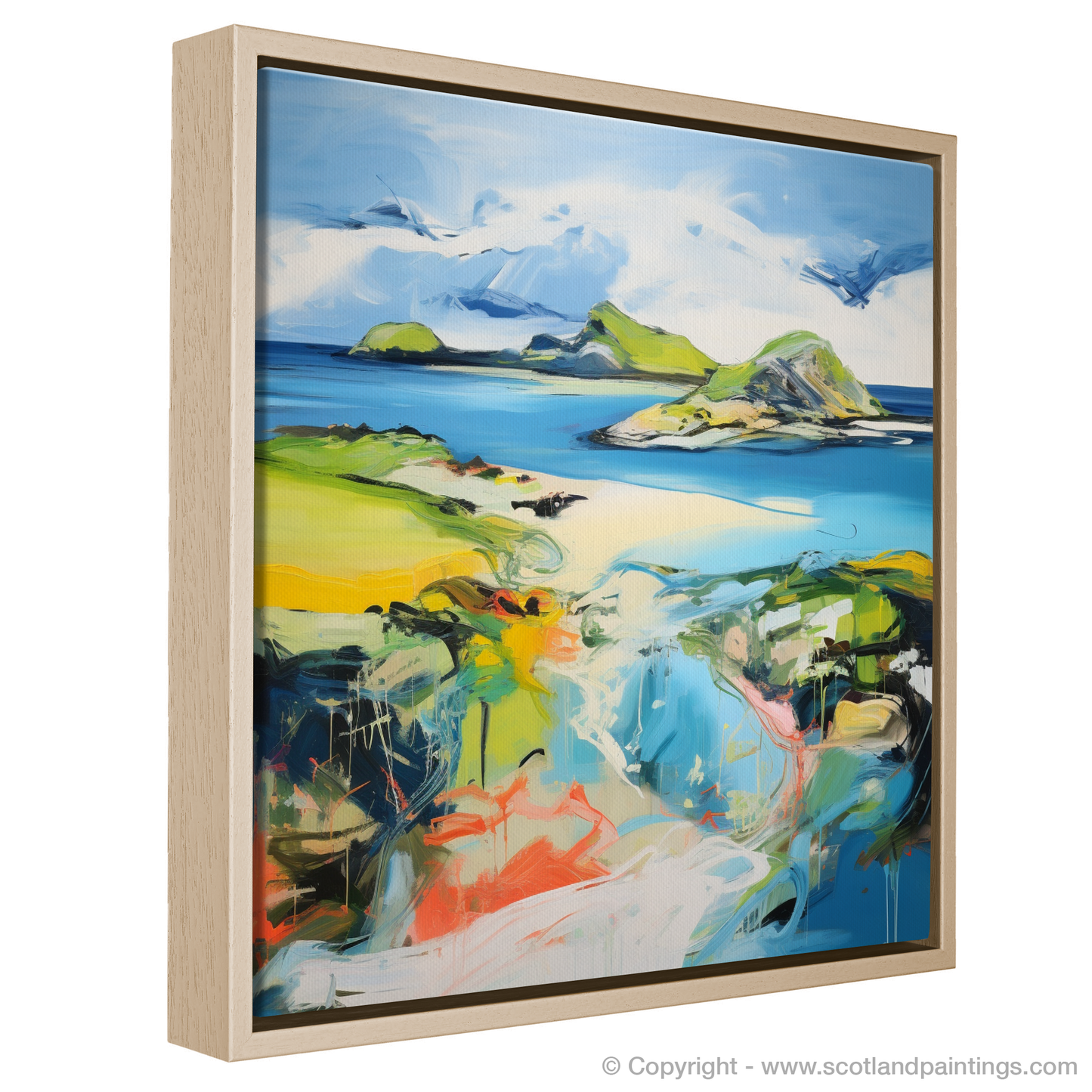 Kiloran Bay Unleashed: An Abstract Expressionist Journey