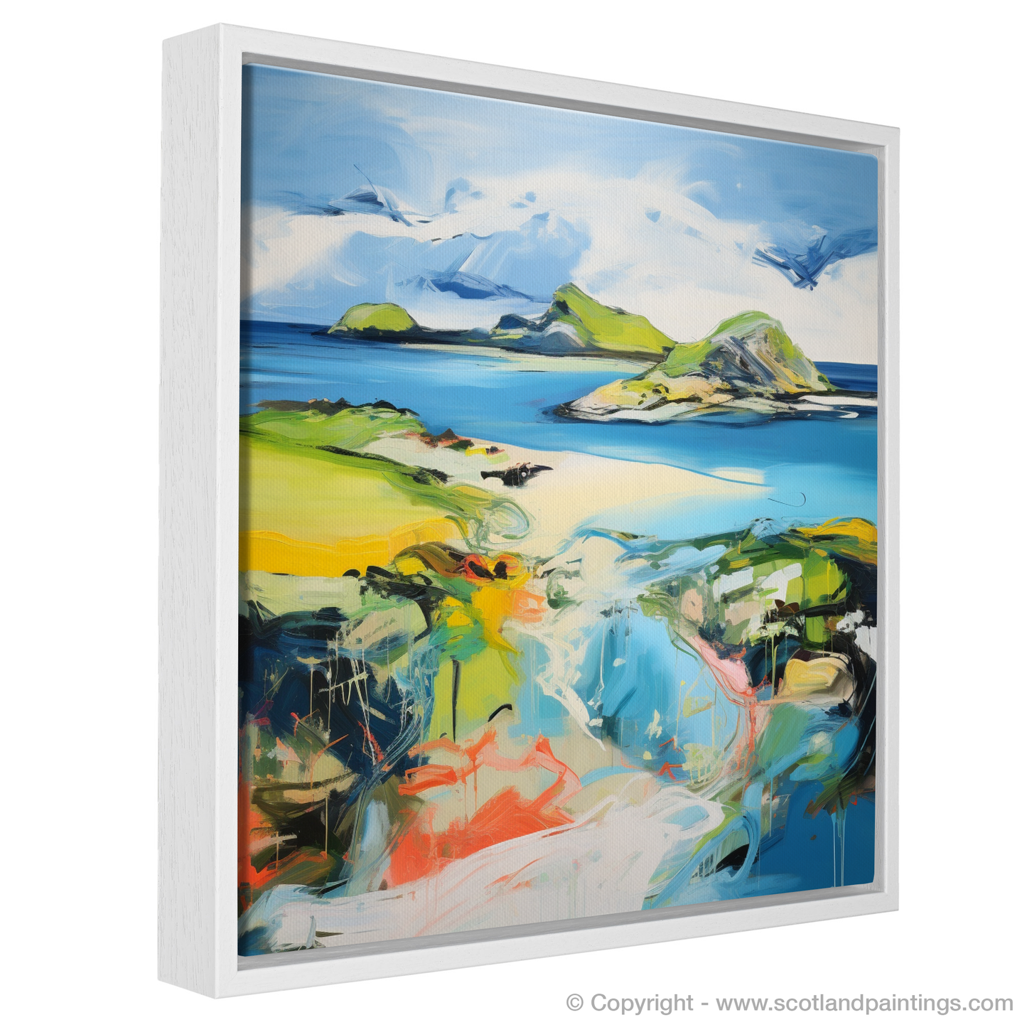 Kiloran Bay Unleashed: An Abstract Expressionist Journey