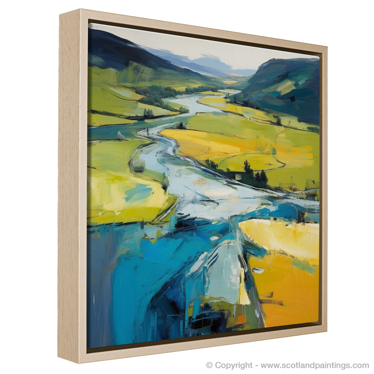 River Orchy Reverie: An Abstract Impression of Scottish Splendour