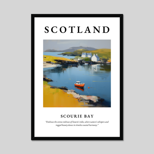 Poster of Scourie Bay, Scotland.