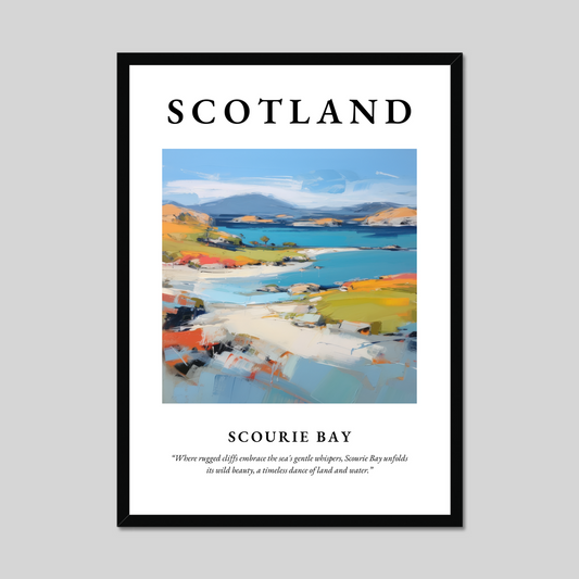 Poster of Scourie Bay, Scotland.