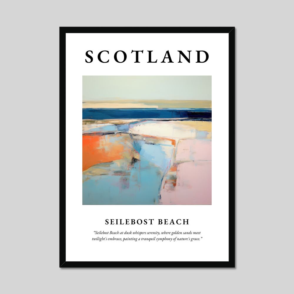 Poster of Seilebost Beach, Scotland.