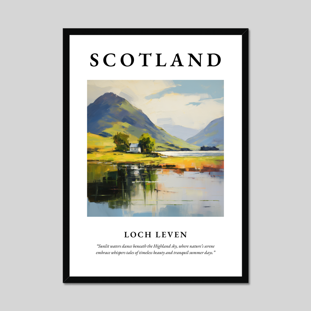 Poster of Loch Leven, Scotland.