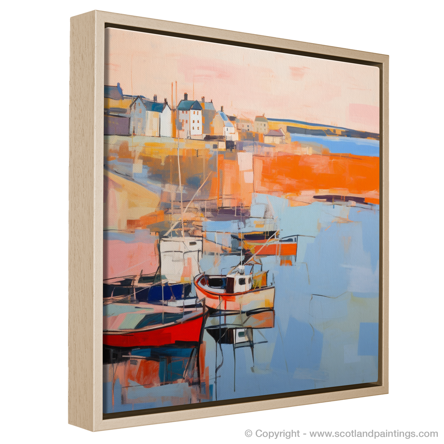 Harbour Twilight: An Abstract Impression of St Monans at Sunset