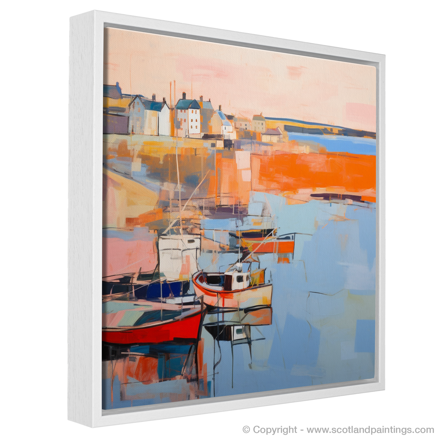 Harbour Twilight: An Abstract Impression of St Monans at Sunset