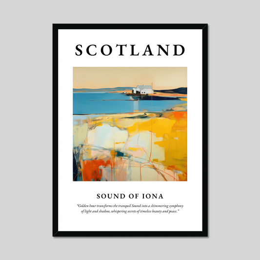 Poster of Sound of Iona, Scotland.