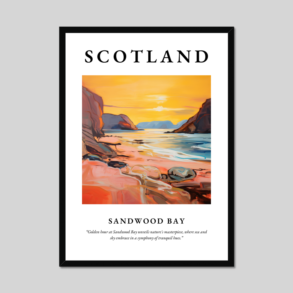 Poster of Sandwood Bay, Scotland.