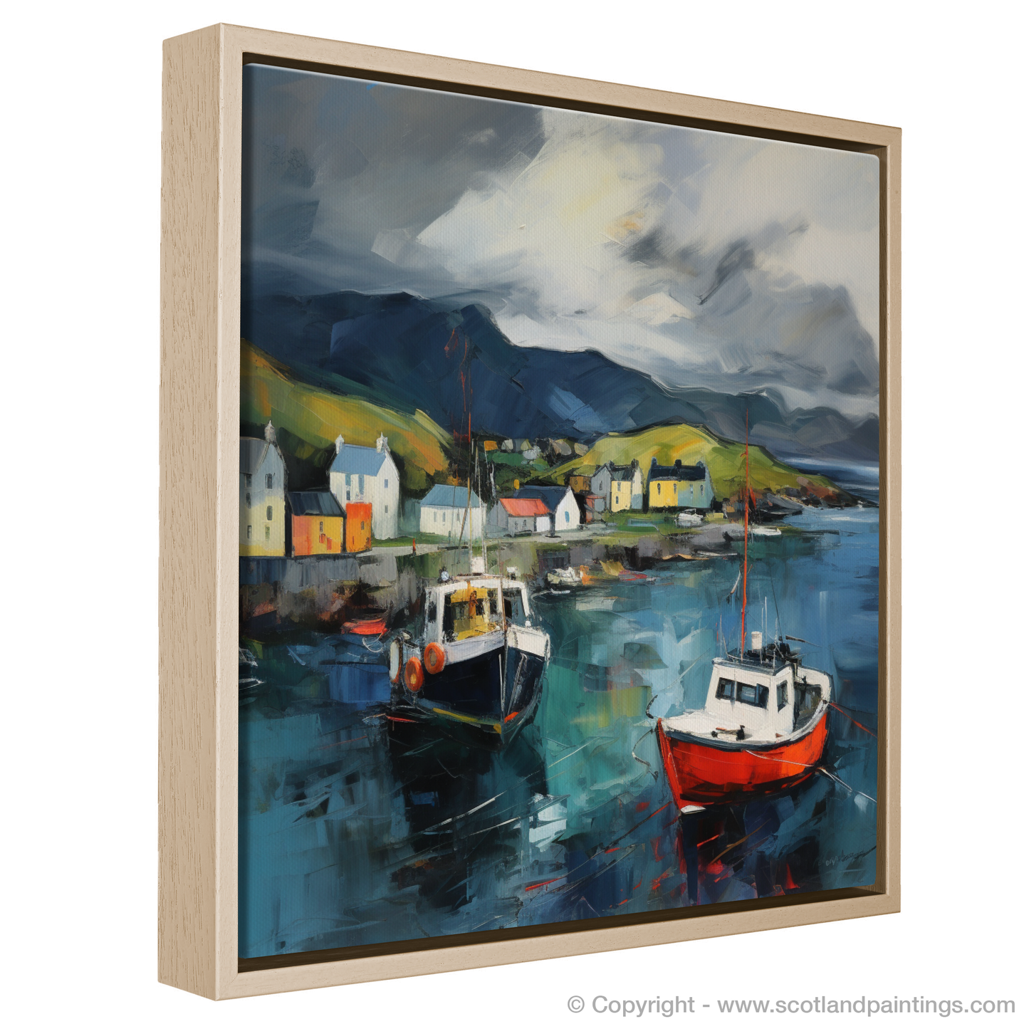 Storm over Mallaig Harbour