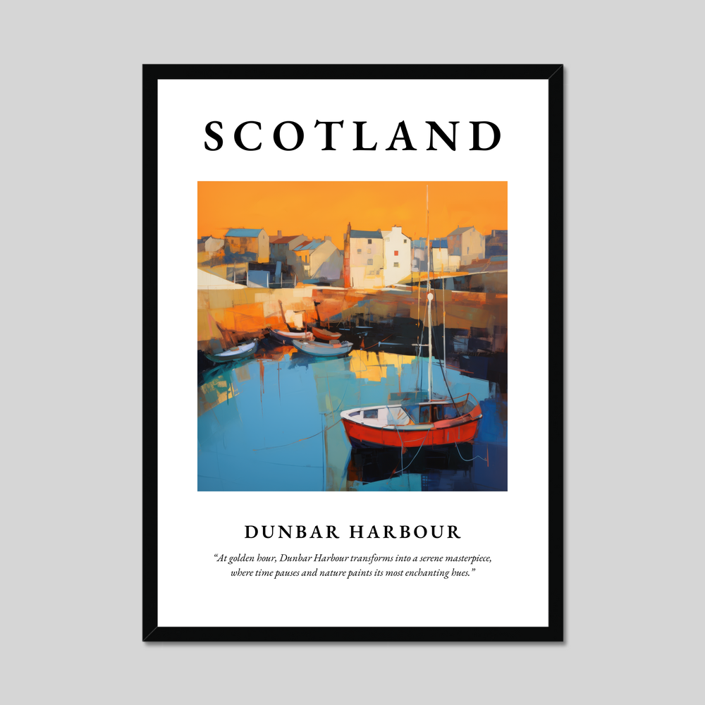 Poster of Dunbar Harbour, Scotland.