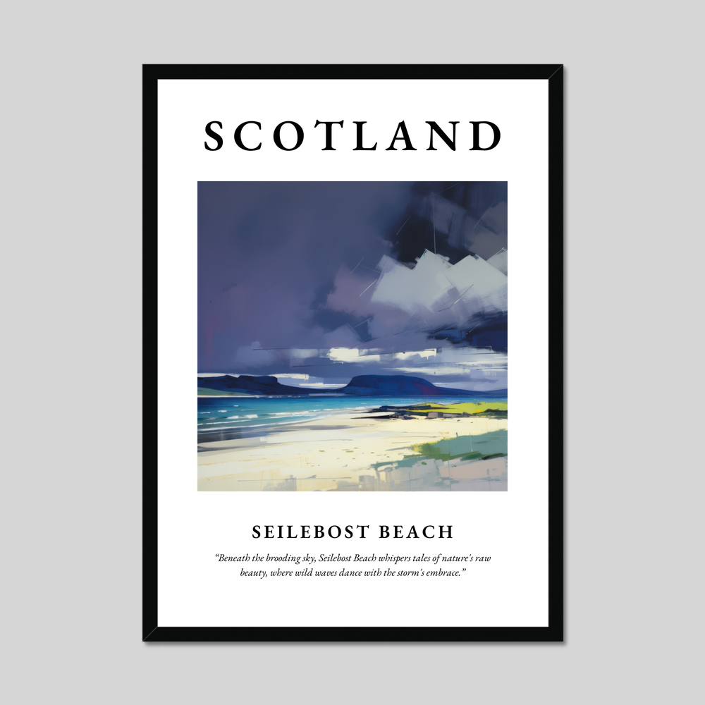 Poster of Seilebost Beach, Scotland.