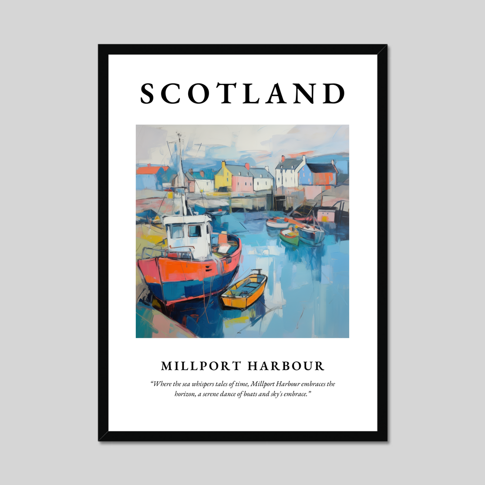 Poster of Millport Harbour, Scotland.