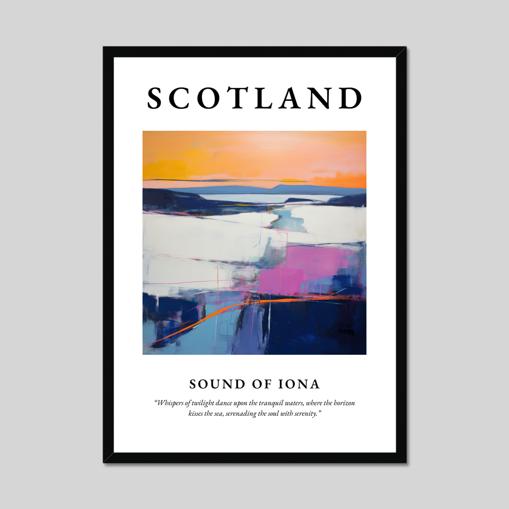 Poster of Sound of Iona, Scotland.