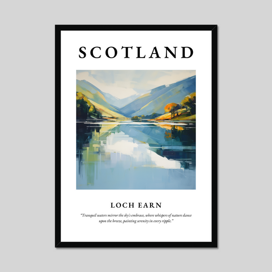 Poster of Loch Earn, Scotland.