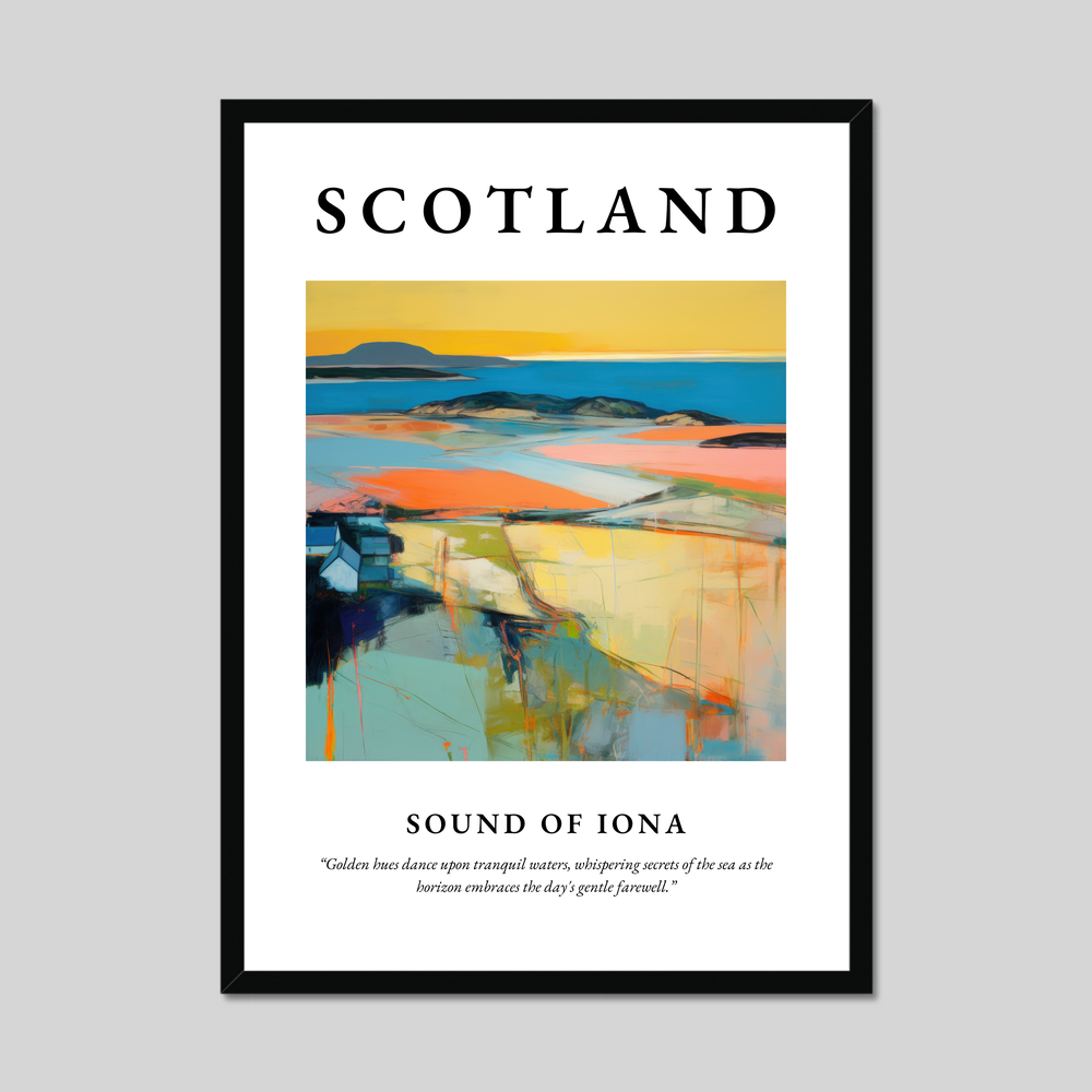 Poster of Sound of Iona, Scotland.