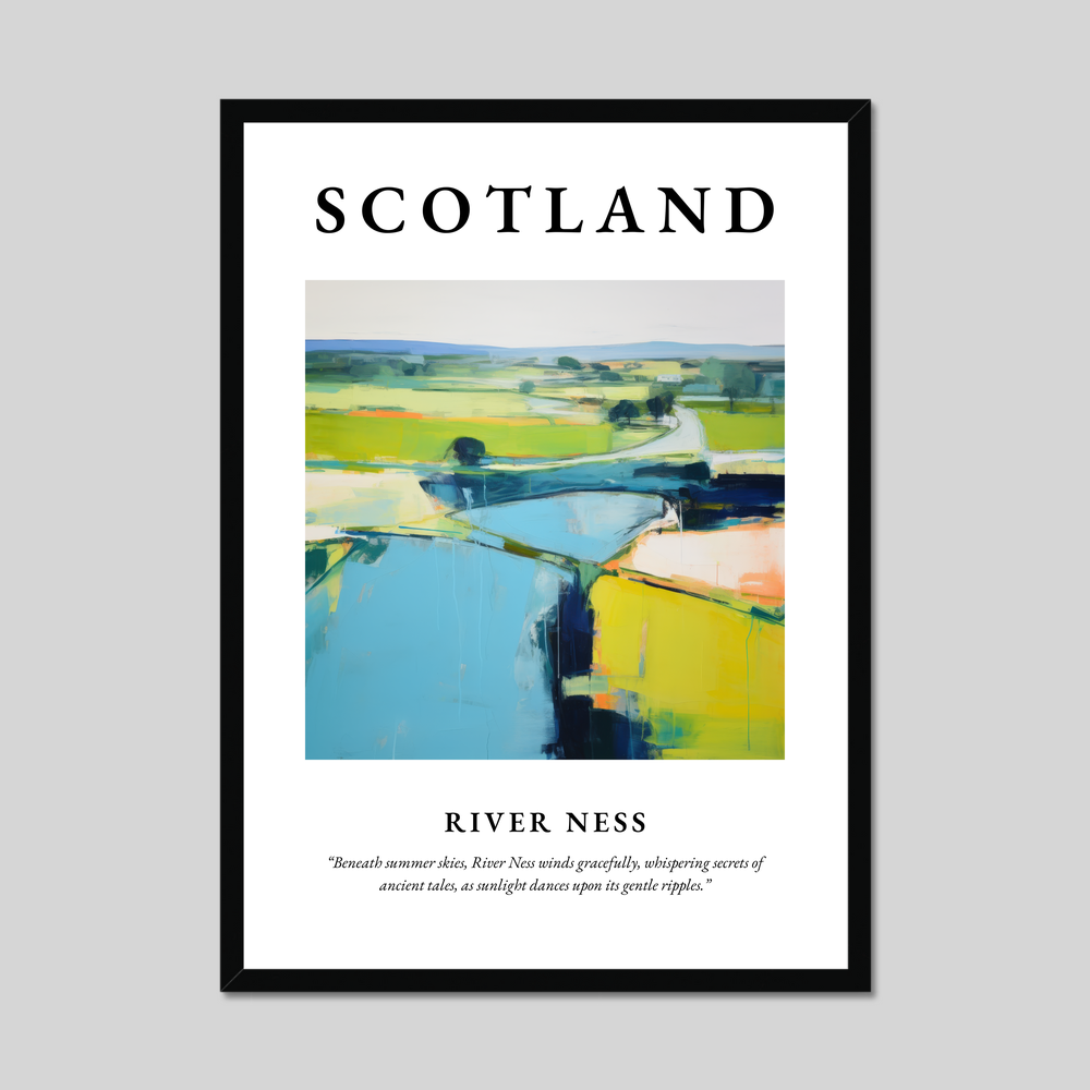 Poster of River Ness, Scotland.