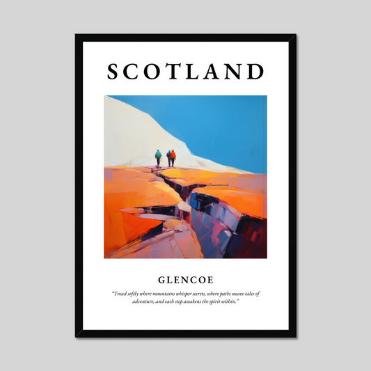 Poster of Glencoe, Scotland.