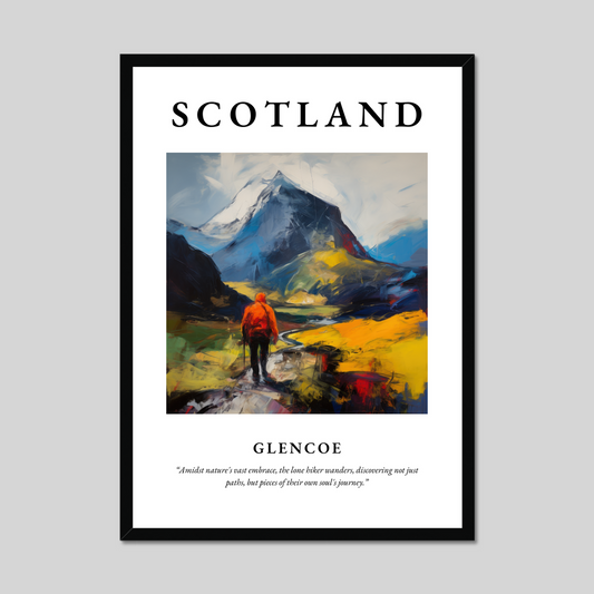 Poster of Glencoe, Scotland.